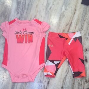 Under Armour Kids' Pink Set Sz9-12 months